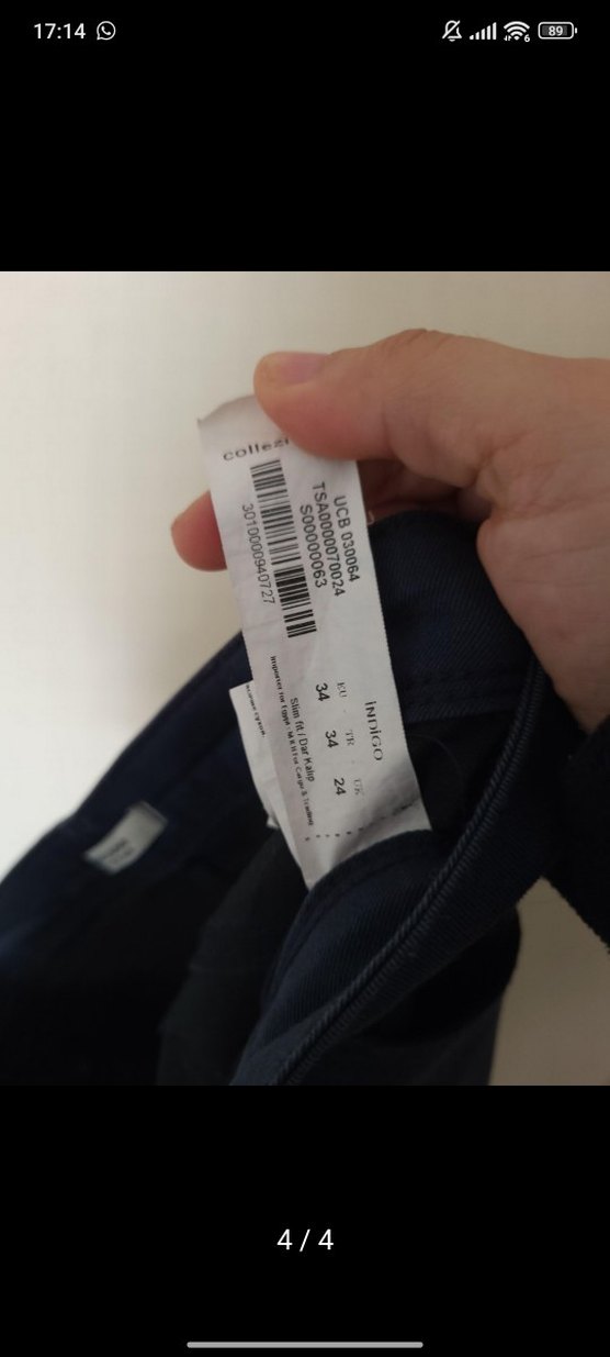 Lacivert bermuda - Görsel 4