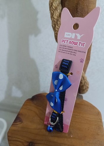 Mavi Puantiyeli Kedi Tasması - Görsel 3