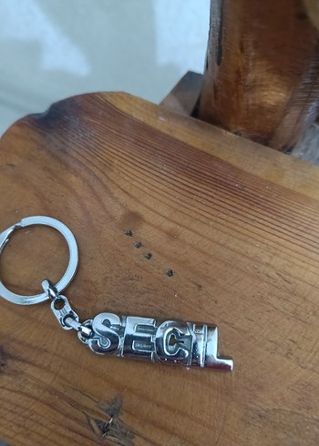 Bej Zincir Detaylı Kadın Anahtarlık - Görsel 2