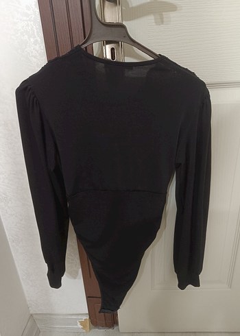 Uzun Kollu Siyah Gotik Bluz - Görsel 4