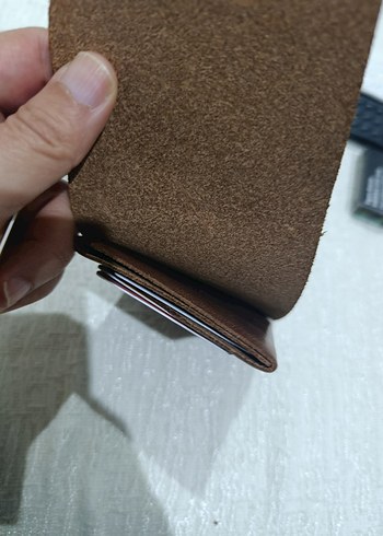 Koyu Kahverengi Minimalist Erkek Cüzdanı - Görsel 6