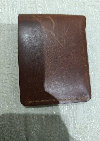 Koyu Kahverengi Minimalist Erkek Cüzdanı - Görsel 3