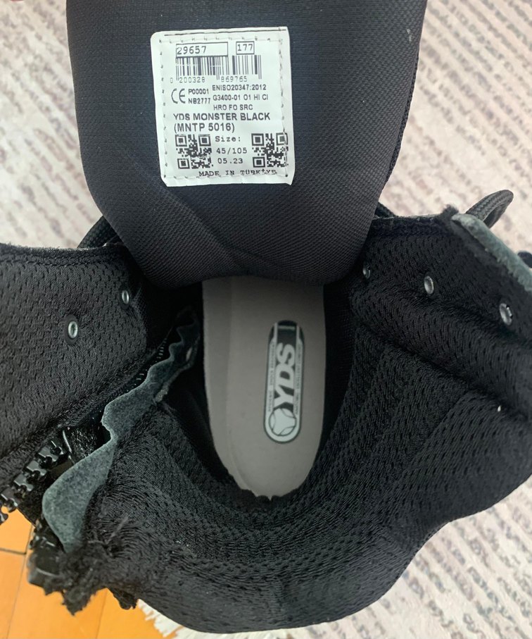 Erkek Siyah Bağcıklı  Bot - Görsel 4