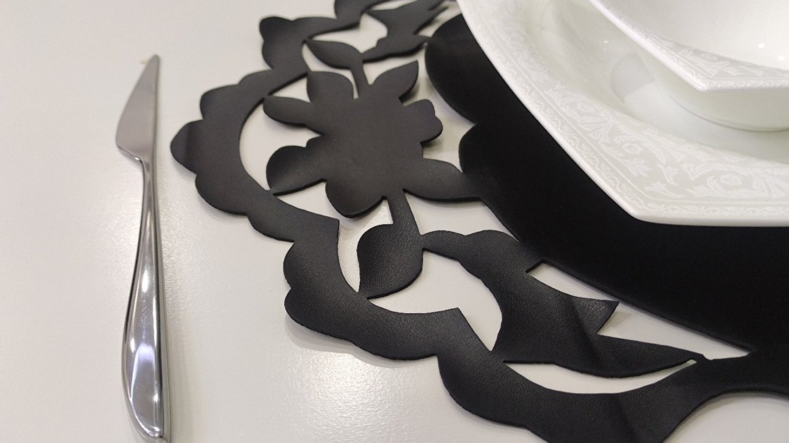 6 lı deri Amerikan servis takımı - Görsel 2