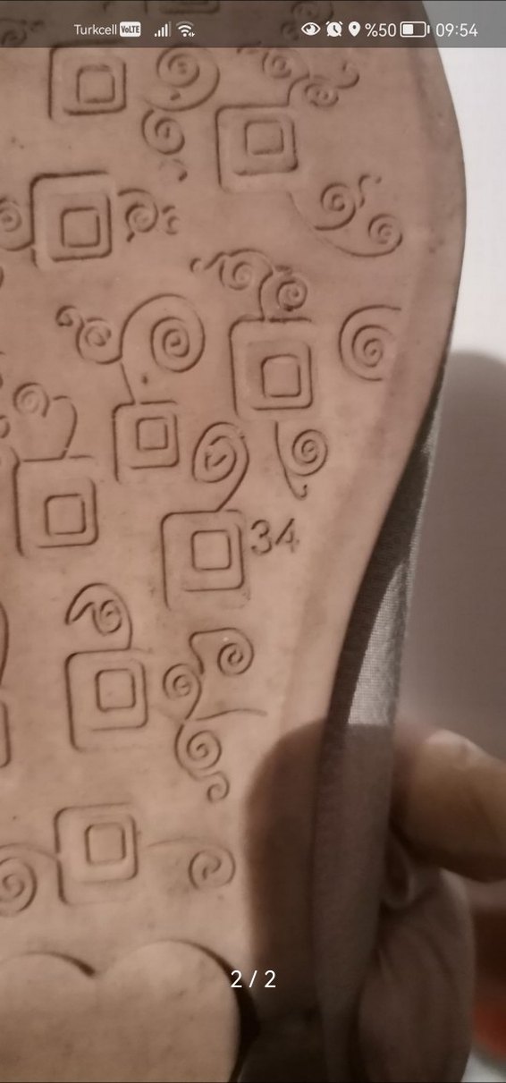 Gri Tokalı Kız Çocuk Babet Ayakkabı - Görsel 2