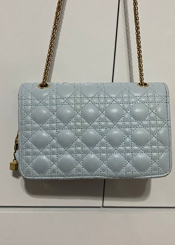Gold Deri Zincir Detaylı Dior Çanta - Görsel 3