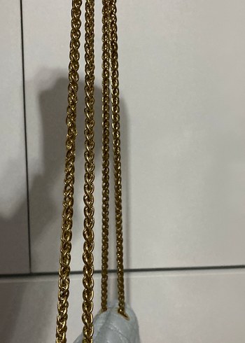 Gold Deri Zincir Detaylı Dior Çanta - Görsel 4