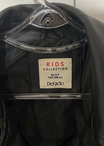 Siyah Deri Kadın Biker Ceket - Görsel 2