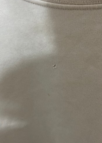 Beyaz Pamuklu Kadın Sweatshirt - Görsel 2