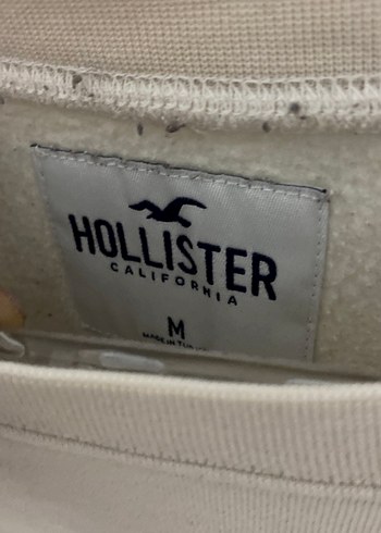 Beyaz Pamuklu Kadın Sweatshirt - Görsel 3