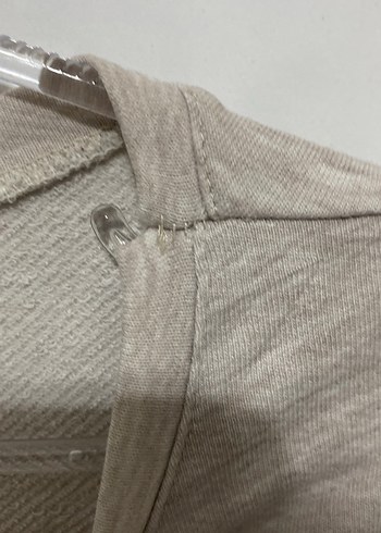 Bej Baskılı Kadın Uzun Kollu Sweatshirt - Görsel 3