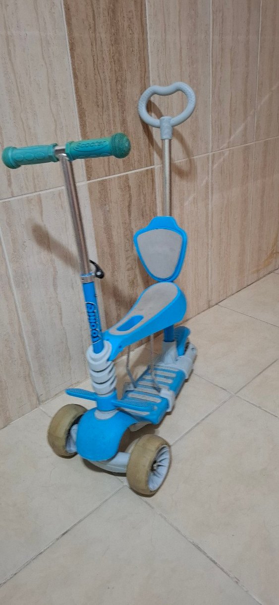 Çocuklar için Mavi Renkli Scooter - Görsel 4
