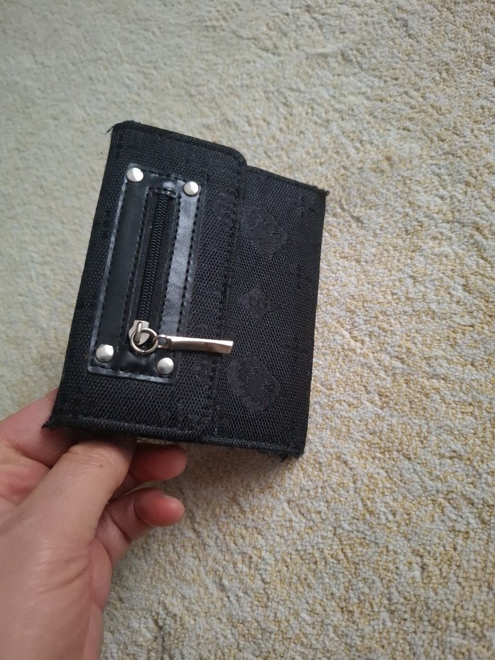 Siyah Gotik Desenli bayan Cüzdan - Görsel 2