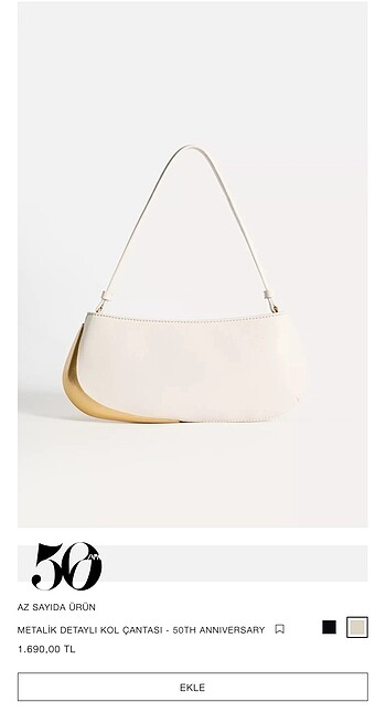 zara 50. yıla özel çanta