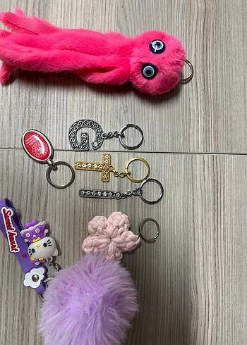 Renkli Püsküllü Bohem Anahtarlık - Görsel 3