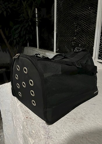 Gri Taşınabilir Evcil Hayvan Taşıma Çantası - Görsel 2