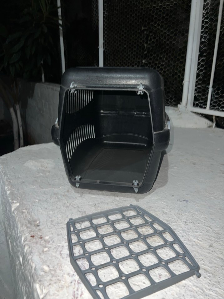 Gri Plastik Taşıma Kutusu ve Fırça - Görsel 3