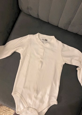 Erkek Bebek Çizgili Uzun Kollu Body - Görsel 2