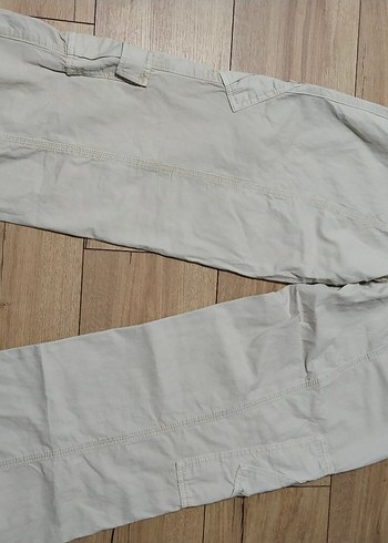 KREM KARGO PANTOLON - Görsel 3