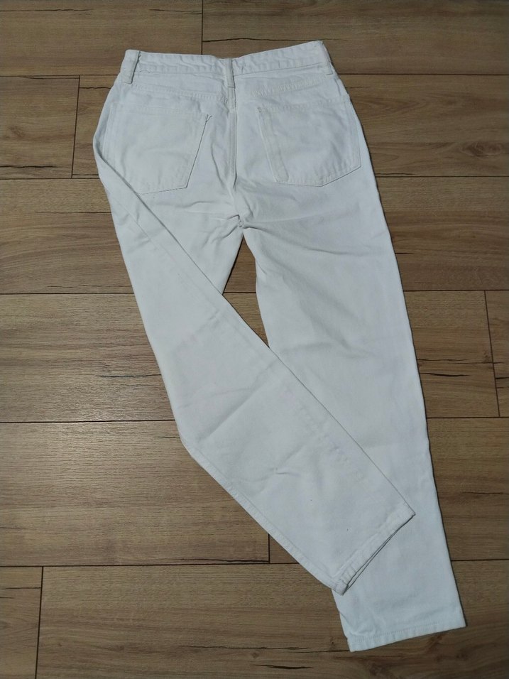 Zara Beyaz Jeans - Görsel 4