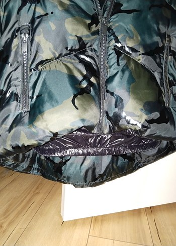 ZARA KAMUFLAJ SU GEÇİRMEZ KADIN MONT - Görsel 6