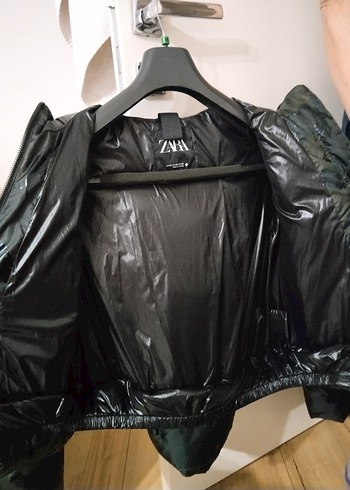 ZARA KAMUFLAJ SU GEÇİRMEZ KADIN MONT - Görsel 7