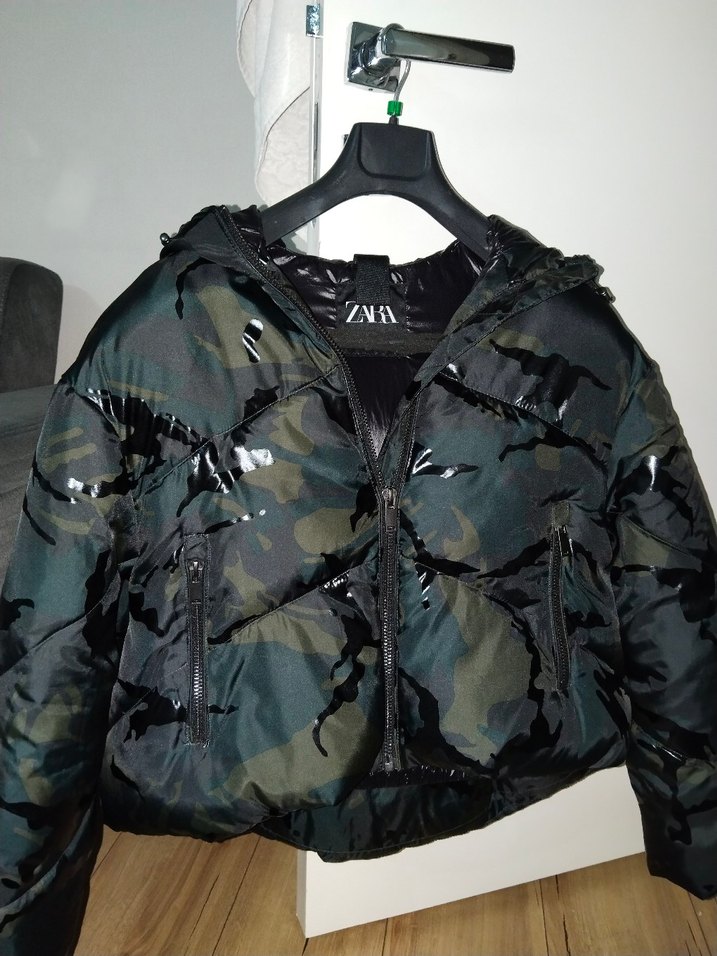 ZARA KAMUFLAJ SU GEÇİRMEZ KADIN MONT - Görsel 2