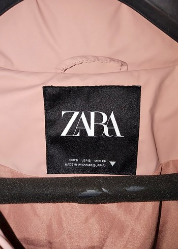 ZARA PEMBE CROP MONT - Görsel 3