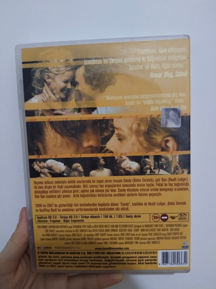 Candy DVD - Yürek Burkan Aşk Hikayesi - Görsel 2