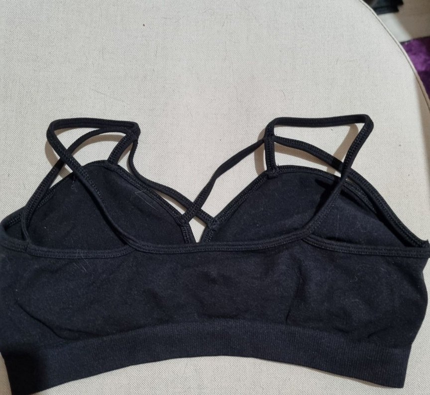 Siyah Goth Sporcu Sütyeni - Görsel 3