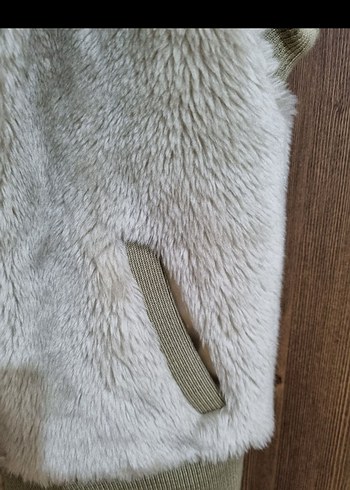 Sokak Stili Kısa Kürklü Kadın Yelek - Görsel 2