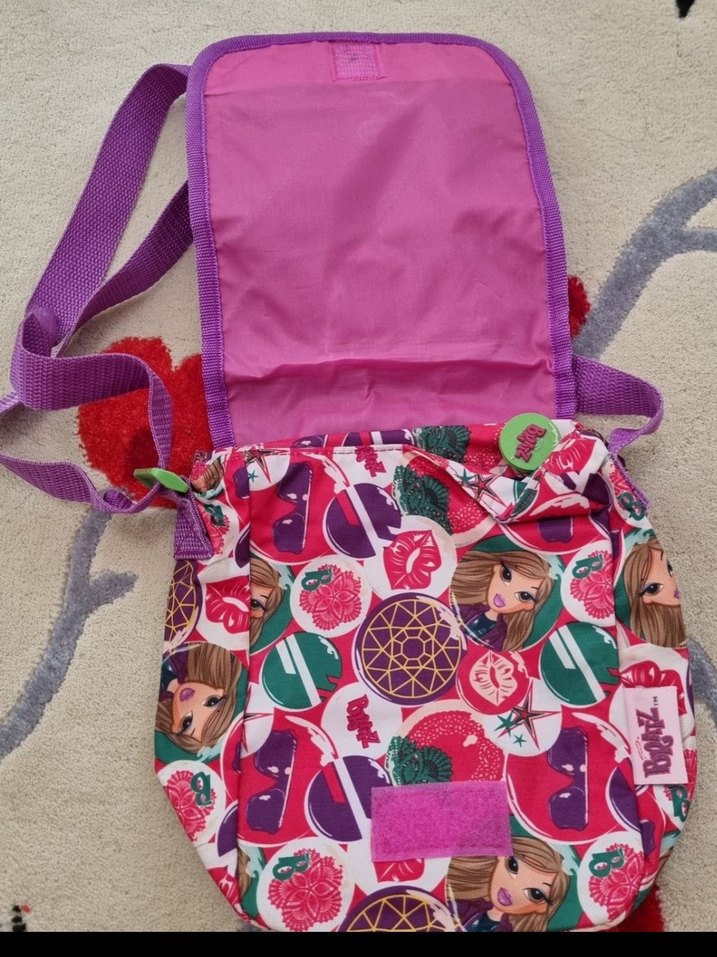Renkli Mor Çocuk kol çantası - Görsel 2