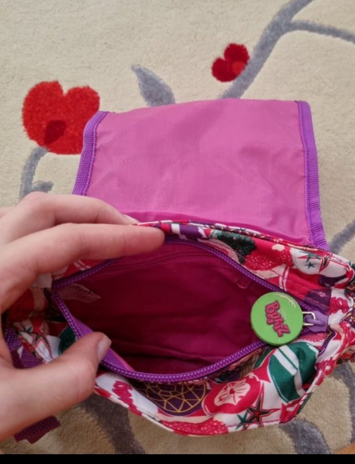 Renkli Mor Çocuk kol çantası - Görsel 3