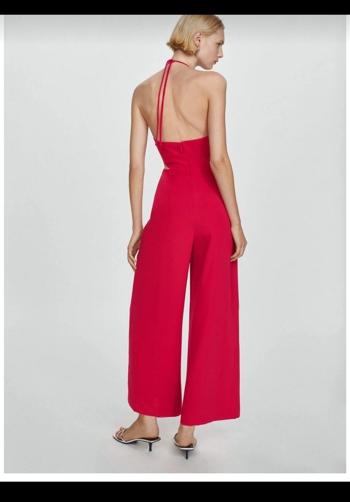 mango fuşya tulum - Görsel 2