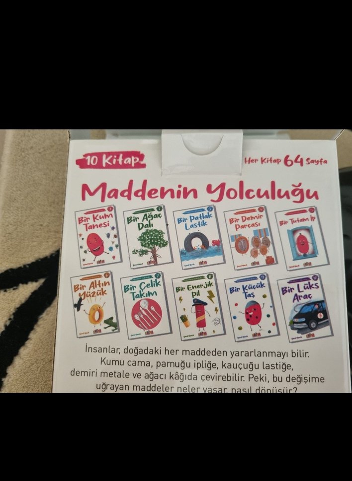 yariyil tatili için Maddenin Yolculuğu 10 Kitap Seti - Görsel 2