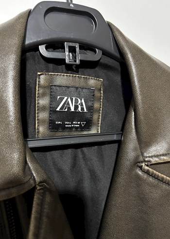 Erkek Kahverengi Deri Ceket - Görsel 5