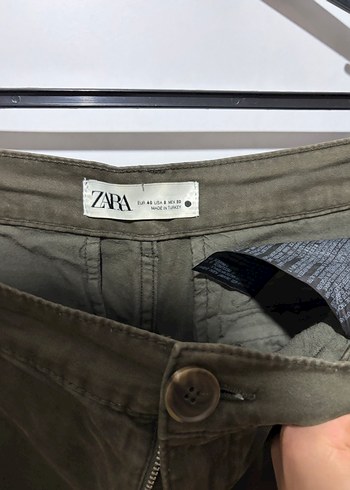 Koyu yeşil Kamuflaj Kemerli Pantolon - Görsel 6