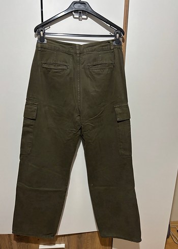 Koyu yeşil Kamuflaj Kemerli Pantolon - Görsel 5