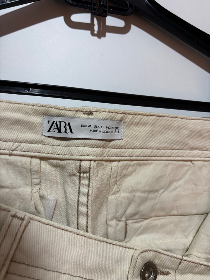 Beyaz Denim Pantolon - Görsel 3