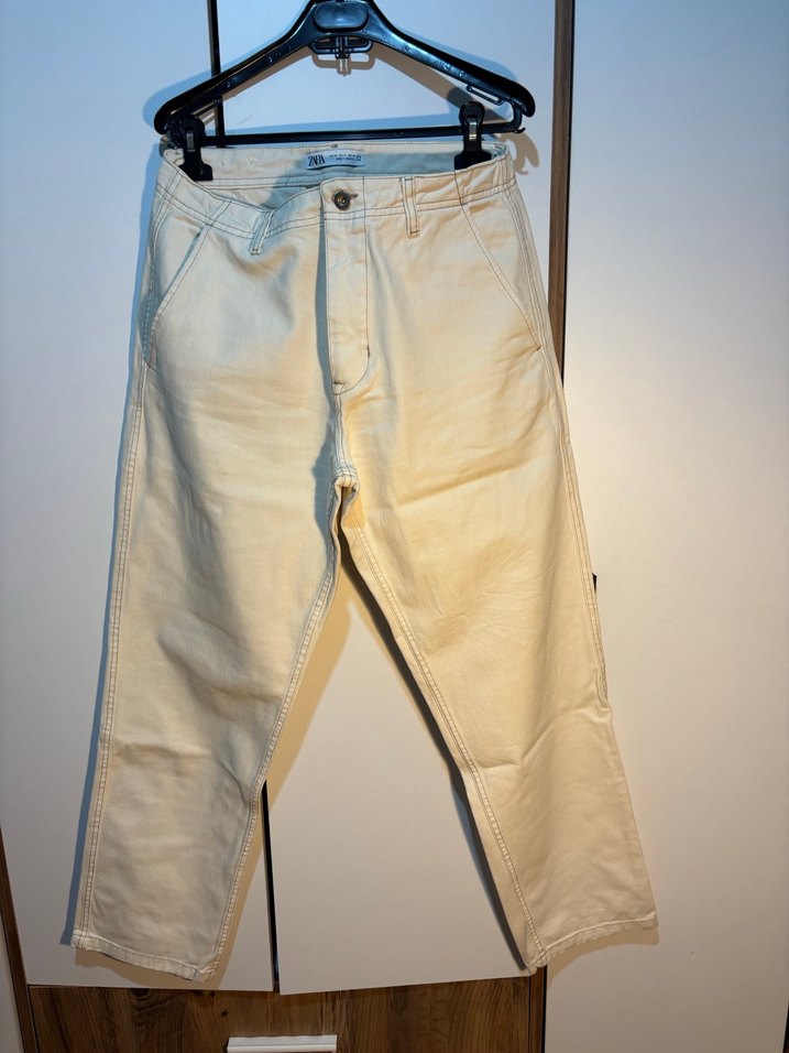 Beyaz Denim Pantolon - Görsel 5