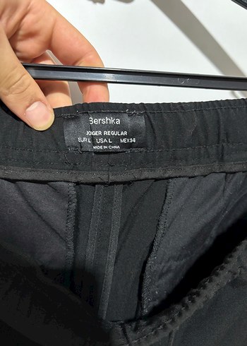 Siyah Kumaş Rahat Pantolon - Görsel 6