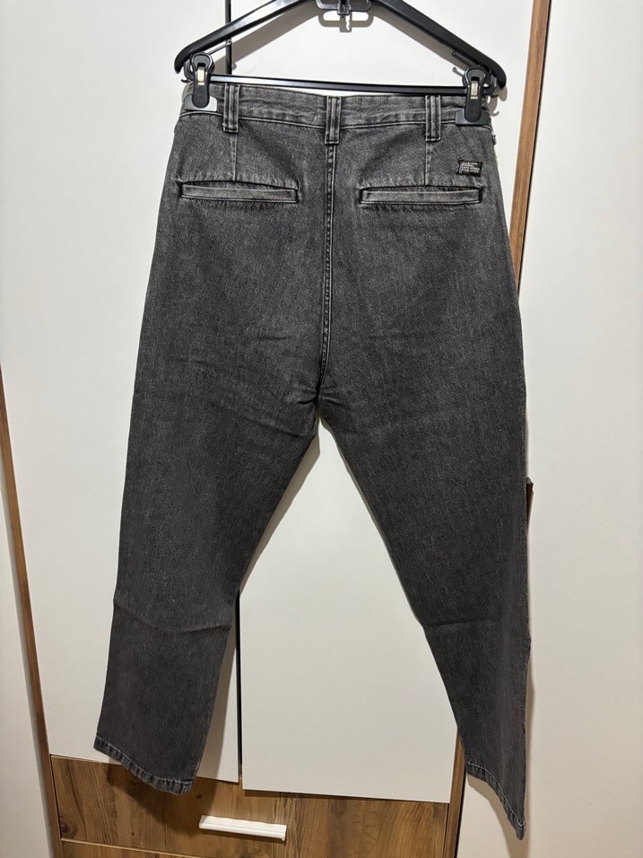 Wide leg gri jean - Görsel 3