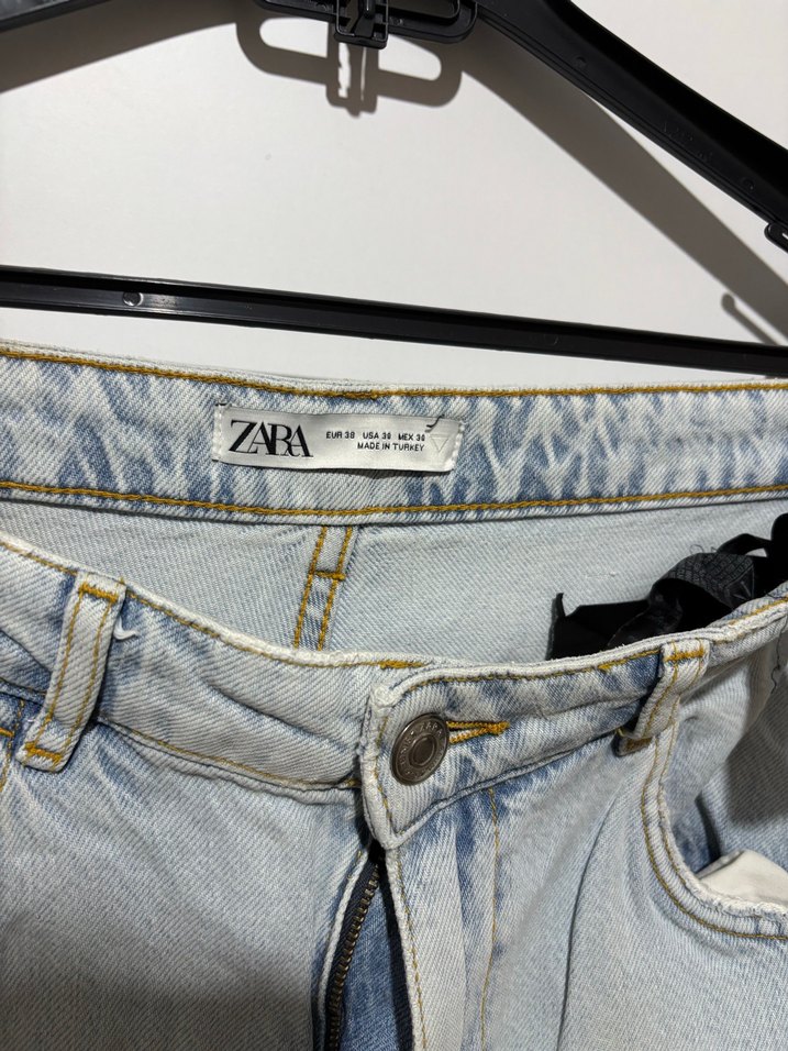 Kadın Gri Denim Midi Kot Pantolon - Görsel 5