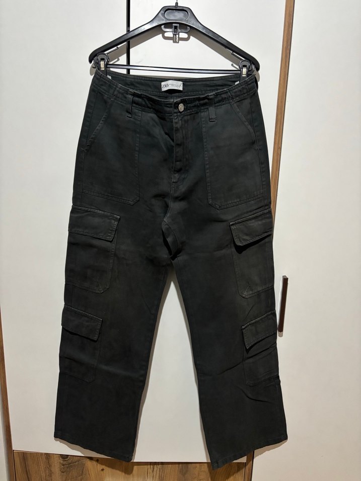 Siyah Kemerli Erkek Kot Pantolon - Görsel 3