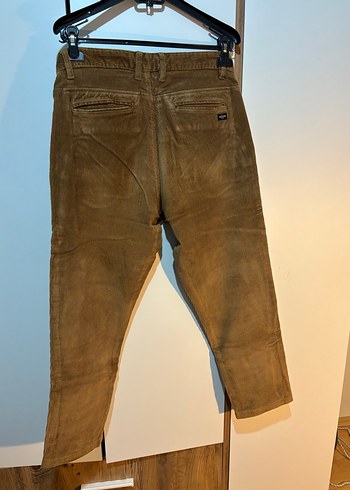 Kahverengi Süet Kemerli Erkek Pantolon - Görsel 4