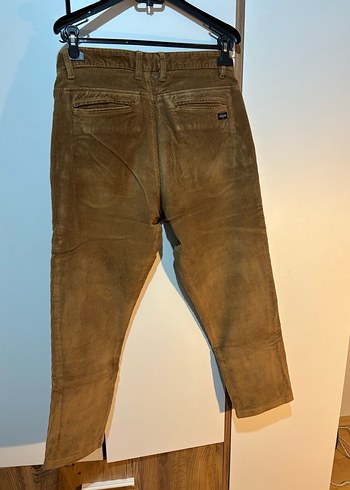 Kahverengi Süet Kemerli Erkek Pantolon - Görsel 3