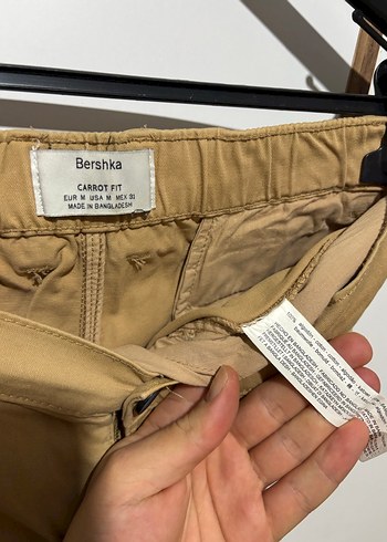 Sarı Bol Kesim Erkek Kargo Pantolon - Görsel 6