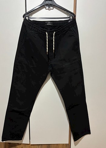 Siyah Lastikli Erkek Denim Pantolon - Görsel 2