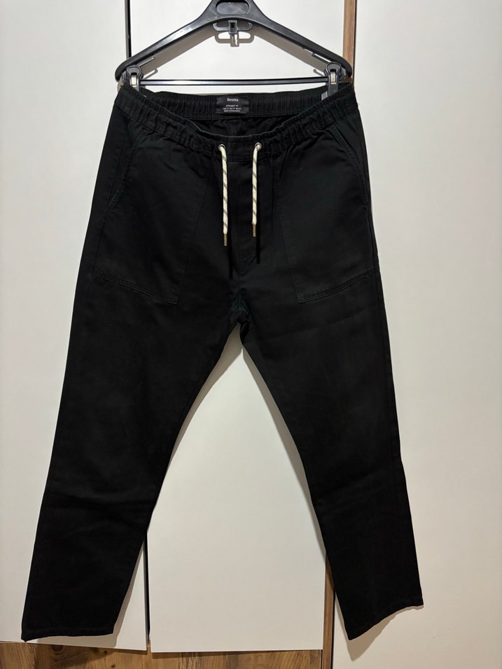 Siyah Lastikli Erkek Denim Pantolon - Görsel 3