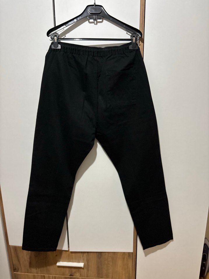 Siyah Lastikli Erkek Denim Pantolon - Görsel 5